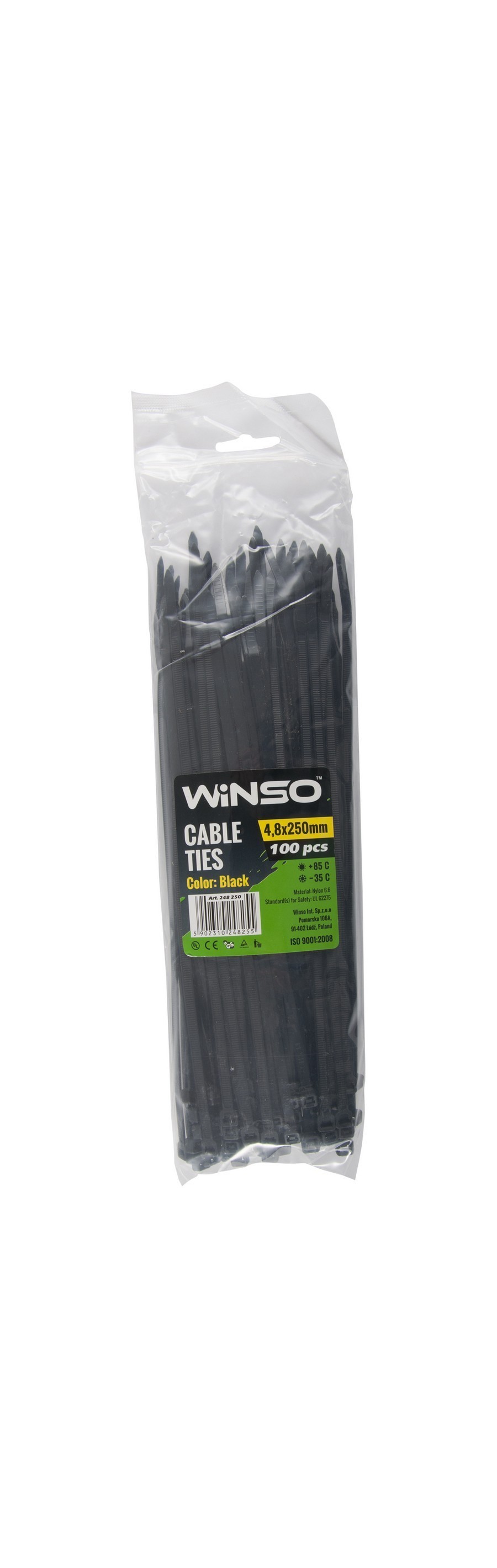 Хомуты пластиковые 248250 WINSO Хомуты пластиковые 248250 WINSO